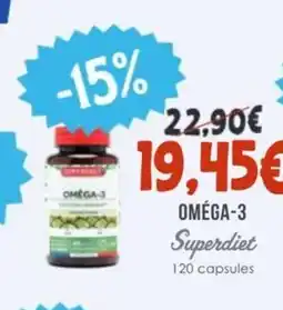 Naturalia SUPERDIET Omèga-3 offre