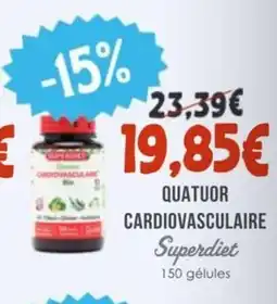 Naturalia SUPERDIET Quatuor cardiovasculaire offre
