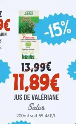 Naturalia SALUS Jus de valériane offre