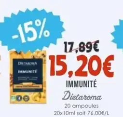Naturalia DIETAROMA Immunité offre