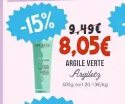 Naturalia ARGILETZ Argile verte offre