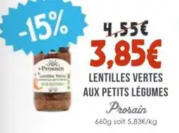 Naturalia PROSAIN Lentilles vertes aux petits légumes offre