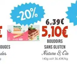 Naturalia NATURE & CIE Boudoirs sans gluten offre