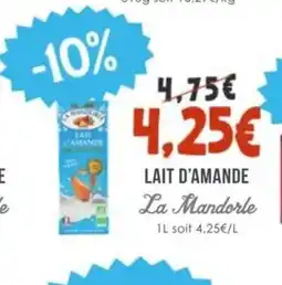 Naturalia LA MANDORLE Lait d'amande offre