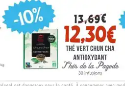 Naturalia THÉS DE LA PAGODE Thé vert chun cha antioxydant offre