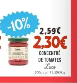 Naturalia LUCE Concentré de tomates offre