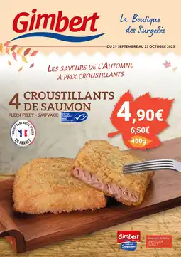 Gel 2000 GIMBERT 4 Croustillants de saumon offre