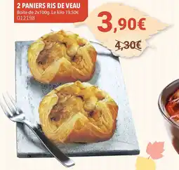 Gel 2000 2 paniers ris de veau offre