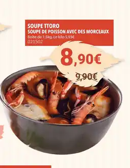 Gel 2000 Soupe ttoro soupe de poisson avec des morceaux offre