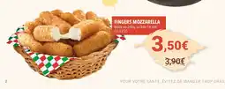 Gel 2000 Fingers mozzarella offre