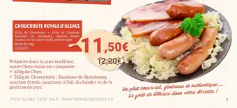 Gel 2000 Choucroute royale d'alsace offre