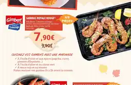 Gel 2000 GIMBERT Gambas royale rouge offre