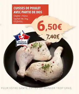 Gel 2000 Cuisses de poulet avec partie de dos offre