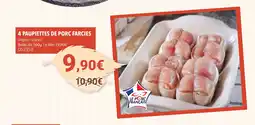 Gel 2000 4 paupiettes de porc farcies offre