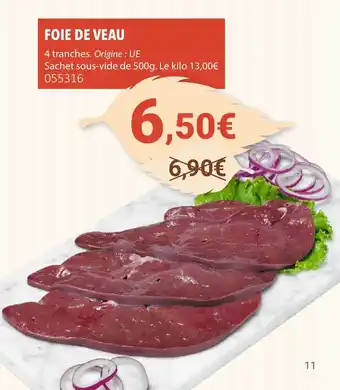 Gel 2000 Foie de veau offre