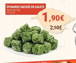 Gel 2000 Épinards hachés en galets offre