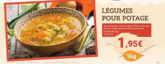 Gel 2000 Légumes pour potage offre