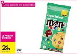 Carrefour M&M'S Cookies offre