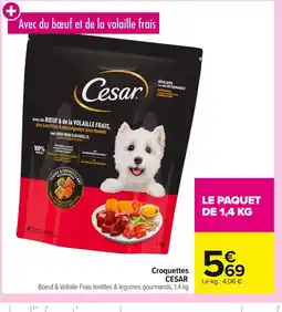 Carrefour CESAR Croquettes offre