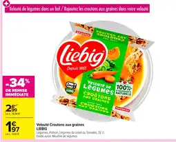 Carrefour LIEBIG Velouté Croutons aux graines offre