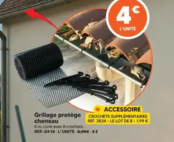 Shopix Grillage protège cheneau offre
