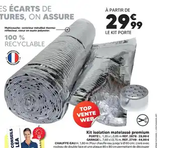 Shopix Kit isolation matelassé premium offre