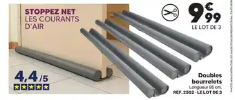 Shopix Doubles bourrelets offre