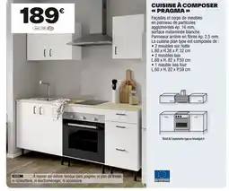 Brico Dépôt Cuisine à composer pragma offre