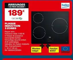 Brico Dépôt BEKO Plaque induction 3 zones offre
