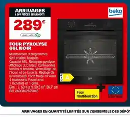 Brico Dépôt BEKO Four pyrolyse offre