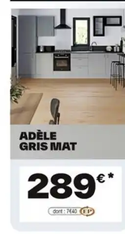 Brico Dépôt Adèle gris mat offre
