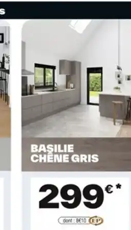 Brico Dépôt Basilie chêne gris offre