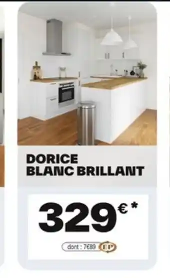 Brico Dépôt Dorice blanc brillant offre