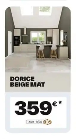 Brico Dépôt Dorice beige mat offre