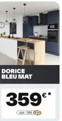 Brico Dépôt Dorice bleu mat offre