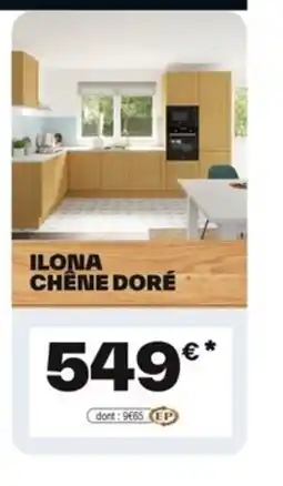 Brico Dépôt Ilona chêne doré offre