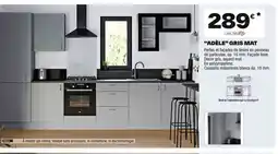 Brico Dépôt Adèle gris mat offre