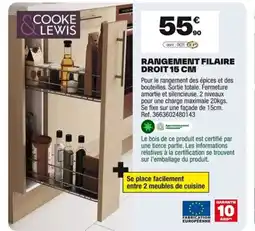 Brico Dépôt Rangement filaire droit offre