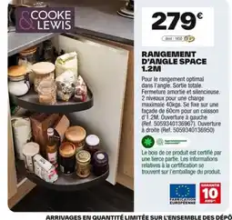 Brico Dépôt Rangement d'angle space offre