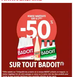 Intermarché Contact BADOIT Sur tout offre