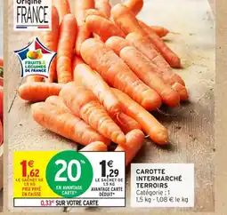 Intermarché Contact Carotte intermarché terroirs offre