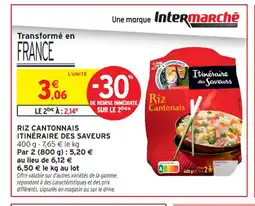 Intermarché Contact ITINÉRAIRE DES SAVEURS Riz cantonnais offre
