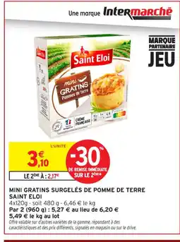 Intermarché Contact SAINT ELOI Mini gratins surgelés de pomme de terre offre