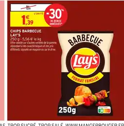 Intermarché Contact LAY'S Chips barbecue offre