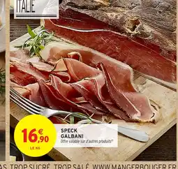Intermarché Speck galbani offre
