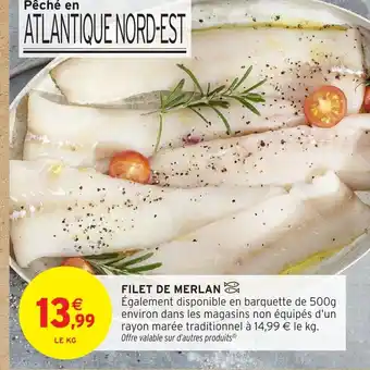 Intermarché Filet de merlan offre