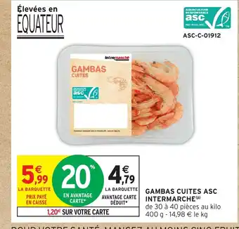 Intermarché Gambas cuites asc intermarche offre