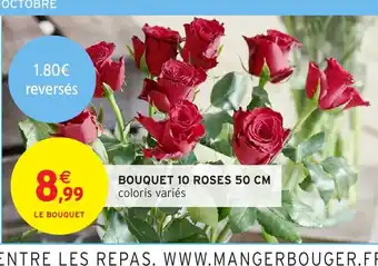 Intermarché Bouquet 10 roses offre
