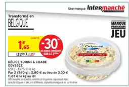 Intermarché ODYSSÉE Délice surimi & crabe offre