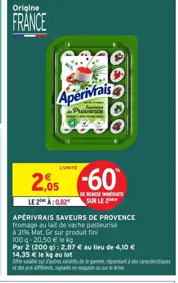 Intermarché APÉRIVRAIS Saveurs Saveurs de provence offre